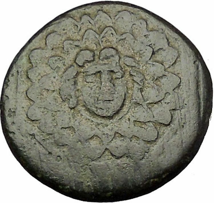 AMISOS in PONTUS MITHRADATES VI the GREAT Gorgon Aegis Nike Greek Coin i54137