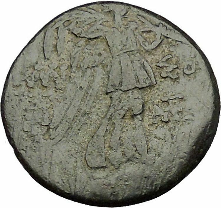 AMISOS in PONTUS MITHRADATES VI the GREAT Gorgon Aegis Nike Greek Coin i54137