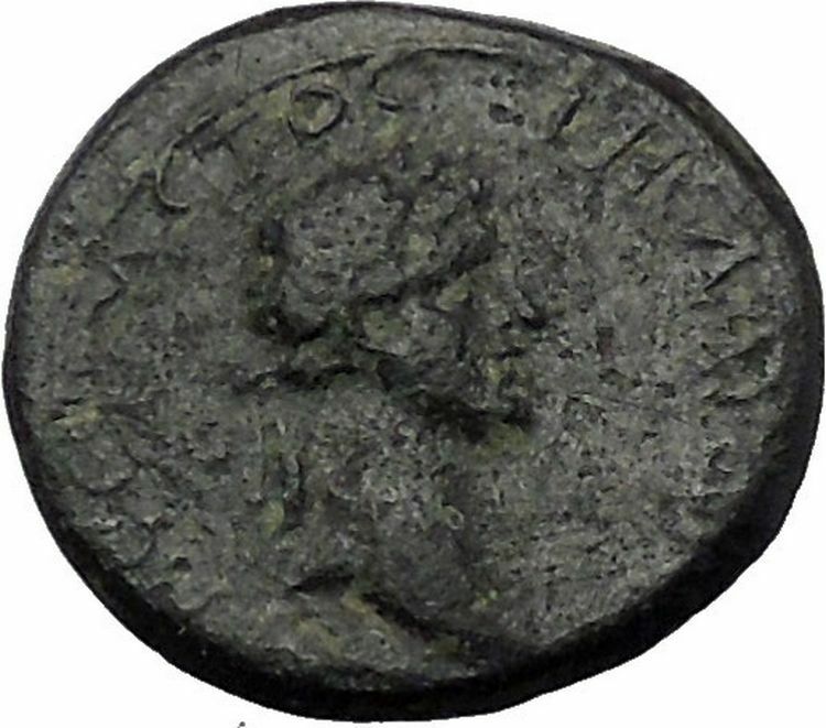 CLAUDIUS 41AD Aigai in Cilicia Apollo Rare Authentic Ancient Roman Coin i54391