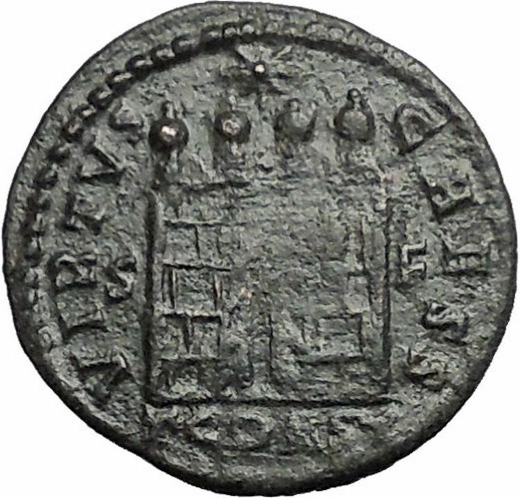 CONSTANTINE II Constantine the Great son Ancient Roman Coin Camp Gate i54897