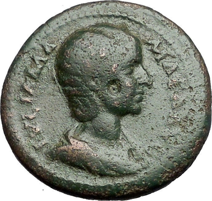 JULIA MAMAEA Severus Alexander Wife Pella Macedonia Ancient Roman Coin i55546