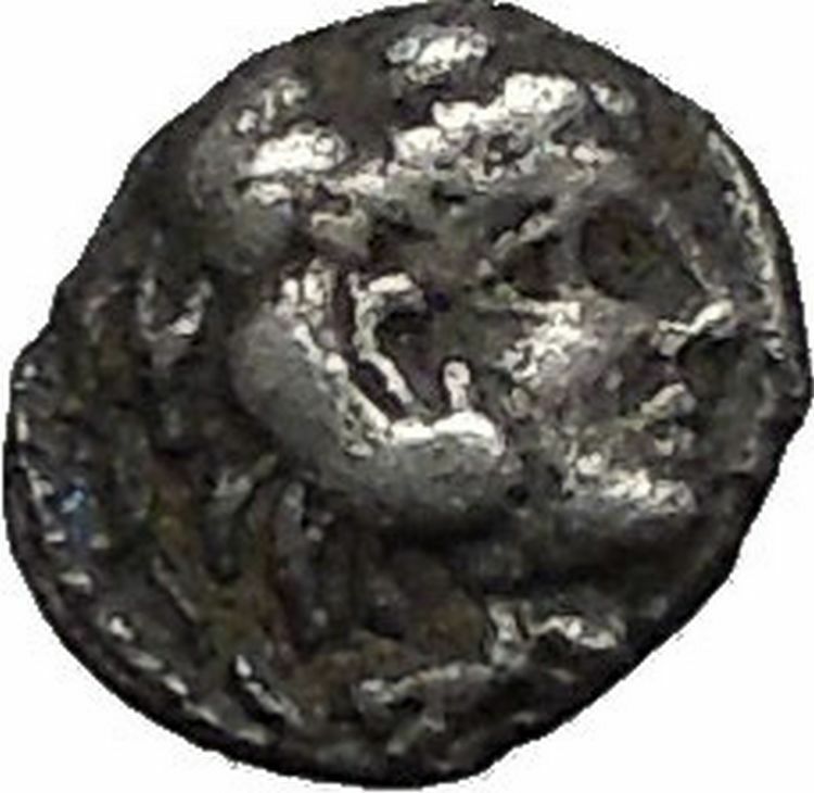 ALEXANDER III the GREAT Very Rare OBOL Small Ancient Silver Greek Coin i56271