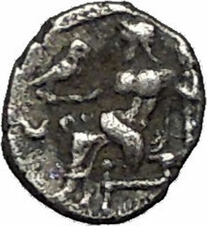 ALEXANDER III the GREAT Very Rare OBOL Small Ancient Silver Greek Coin i56271