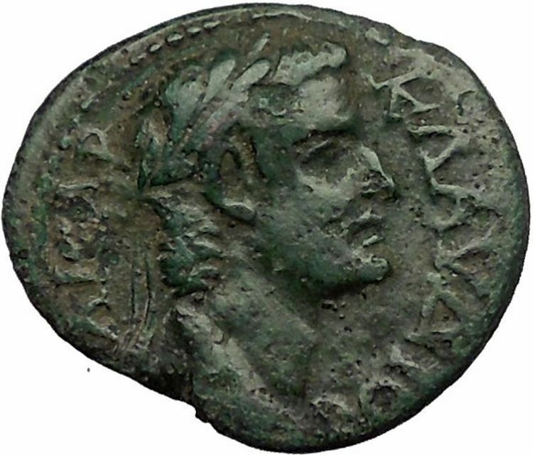 CLAUDIUS 41AD Aezanis in Phrygia ZEUS EAGLE Authentic Ancient Roman Coin i57533