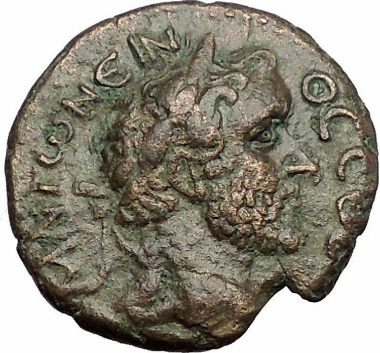 ANTONINUS PIUS 156AD Tyana Cappadocia TYCHE Authentic Ancient Roman Coin i57574