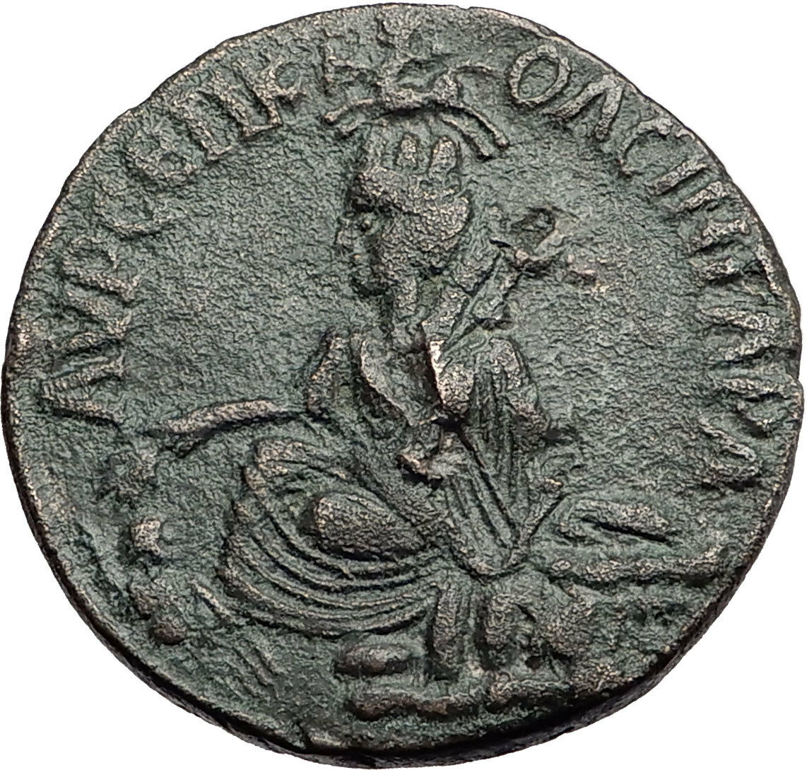 GORDIAN III & TRANQUILLINA Singara Mesopotamia Sagittarius Roman Coin i57895