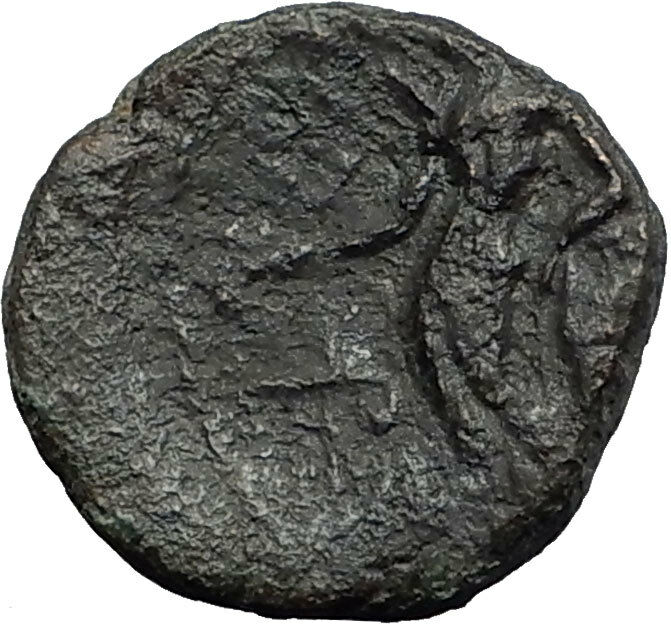 ALAISA ARCHONIDEA Sicily 95BC Rare R2 Authentic Ancient Greek Coin Apollo i58775