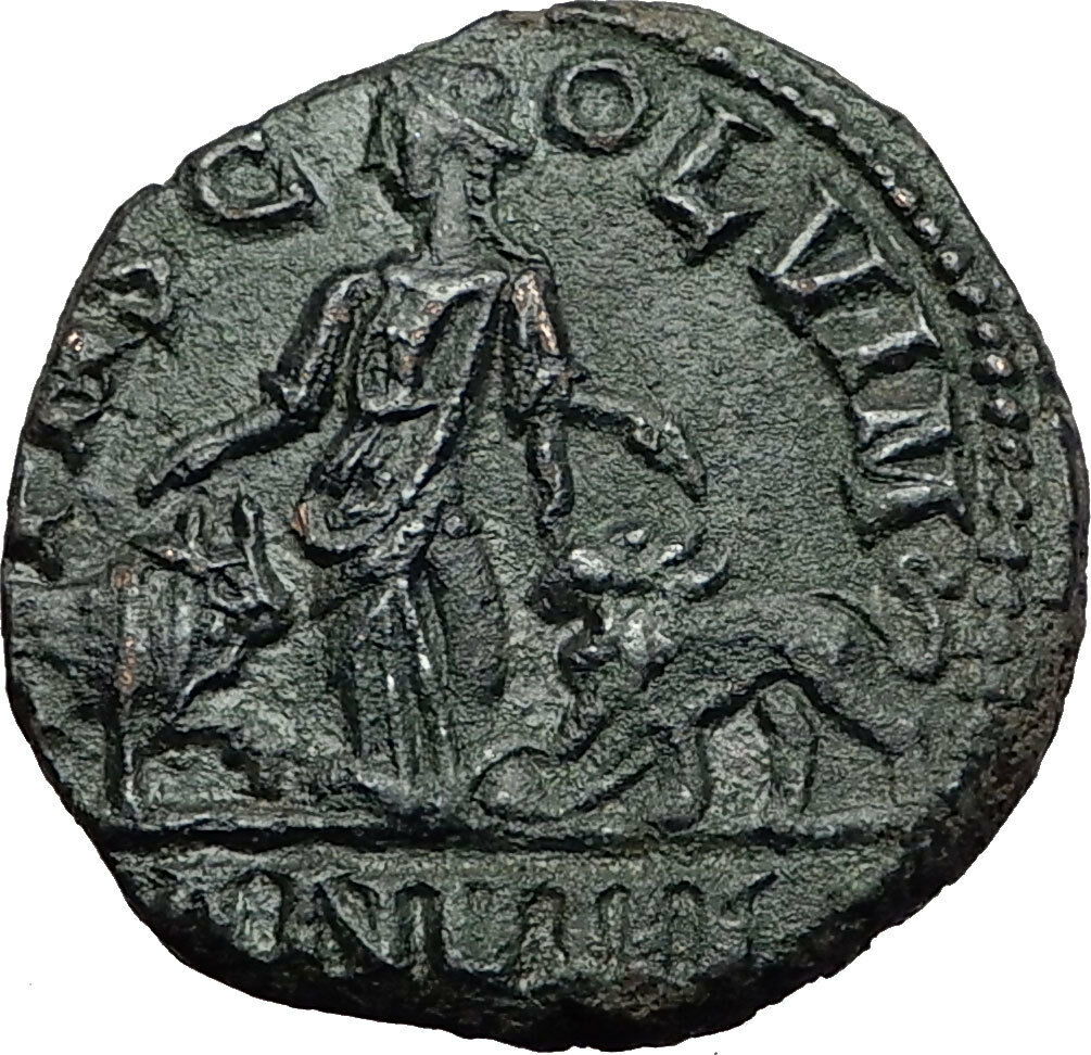 PHILIP I the ARAB 246AD Viminacium BULL LION Legion Sestertius Roman Coin i58386