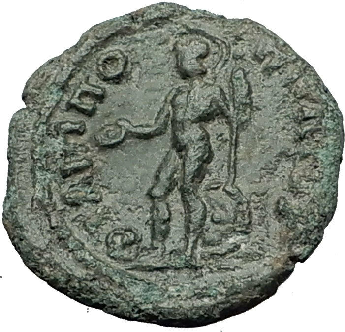 ANTONINUS PIUS 138AD Philippopolis Thrace ARES MARS Ancient Roman Coin i59270