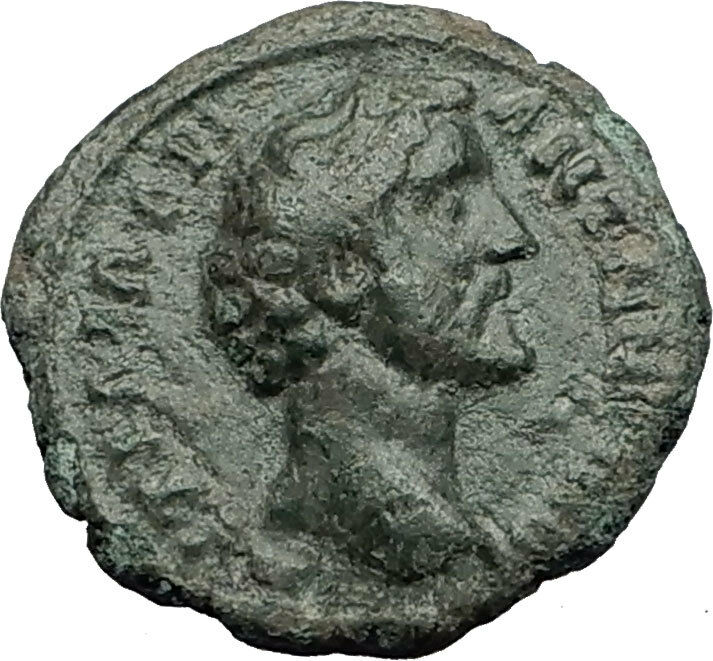 ANTONINUS PIUS 138AD Philippopolis Thrace ARES MARS Ancient Roman Coin i59270