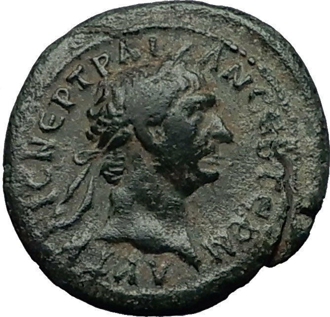 TRAJAN 98AD SEMIS of Rome for Antioch in Seleukis CADUCEUS Roman Coin i58664