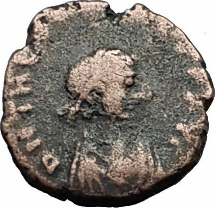 THEODOSIUS II 425AD Christian CROSS Genuine Authentic Ancient Roman Coin i59296