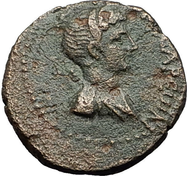 Hierocaesarea in Lydia 54AD Capito Nero Artemis Stag Ancient Greek Coin i58422