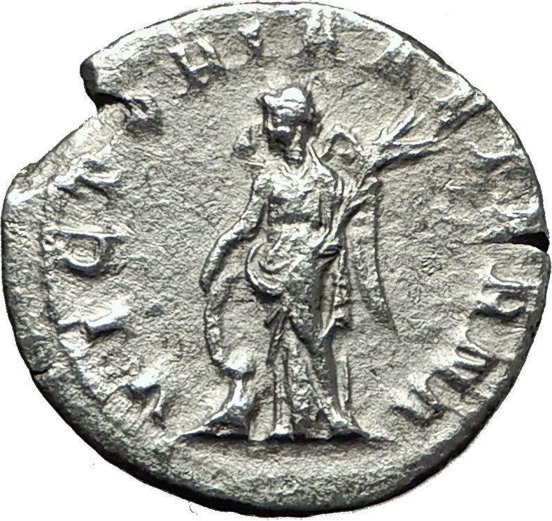 GORDIAN III 243AD Authentic Original Ancient Silver Roman Coin Victory i59214