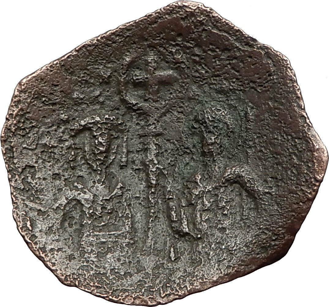 Michael VIII Palaeologus Saint Archangel Michael Demetrius Byzantine Coin i59504