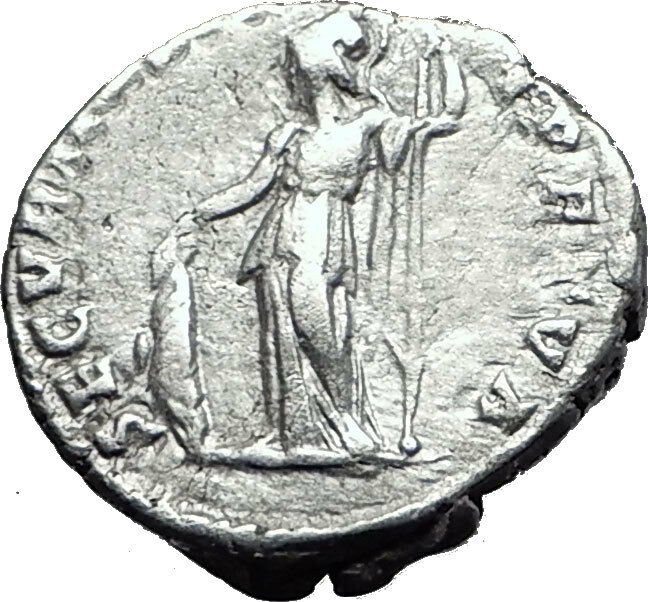 CARACALLA 196AD Genuine Authentic Ancient Silver Roman Coin Minerva Rare i60003