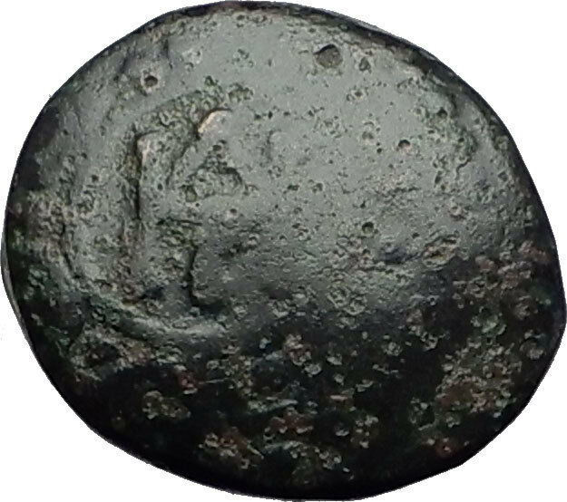 DEMETRIOS I Poliorketes MACEDONIA King Shield Helmet Ancient Greek Coin i60558