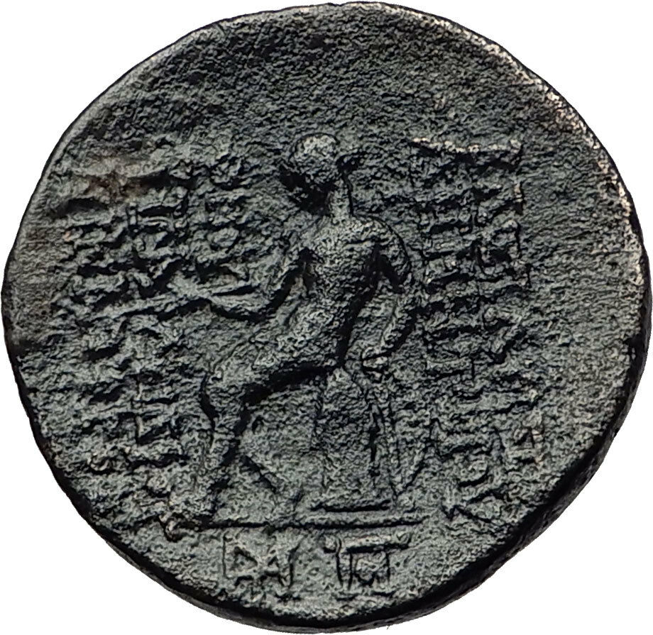 DEMETRIOS II Nikator -RARE R1 R2 SELEUKID Zeus Apollo Ancient Greek Coin i60661