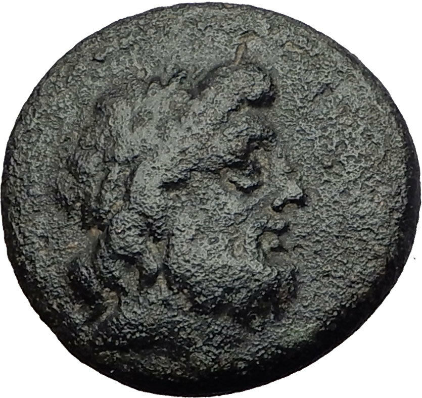 MARATHOS in PHOENICIA 130BC Zeus Cornucopia Authentic Ancient Greek Coin i60723