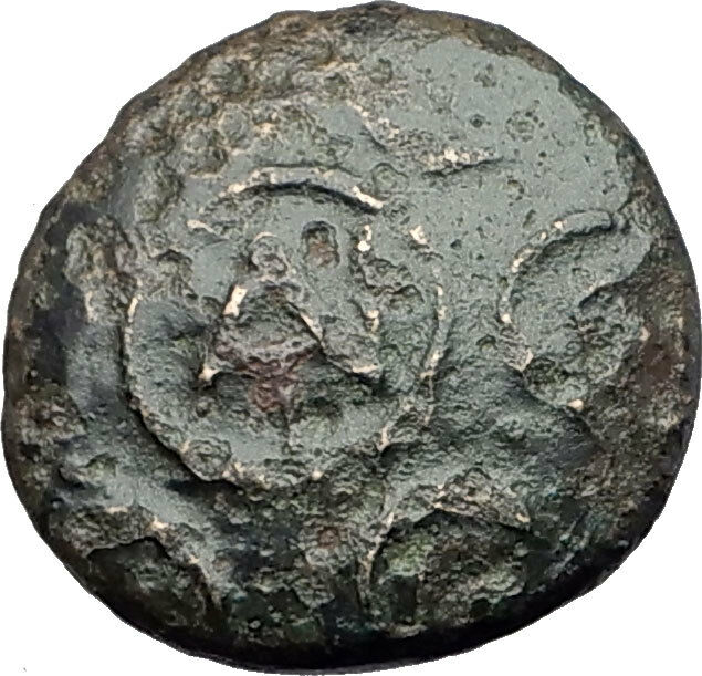 Antigonos II Gonatas 274BC Macedonia Ancient Greek Coin w SHIELD & HELMET i61313