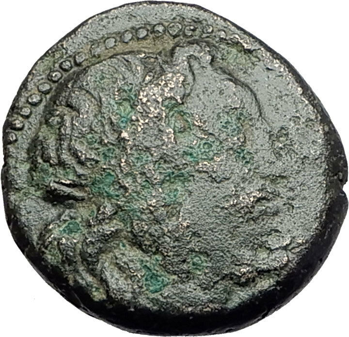 AMPHIPOLIS in MACEDONIA 148BC Rare R2 Ancient Greek Coin POSEIDON CLUB i62213