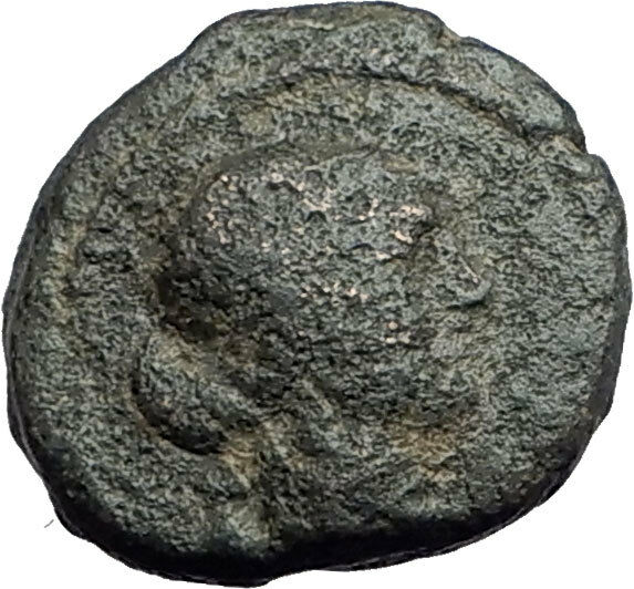 AMPHIPOLIS Macedonia 148BC RARE R2 Ancient Greek Coin DEMETER & GRAIN EAR i62658