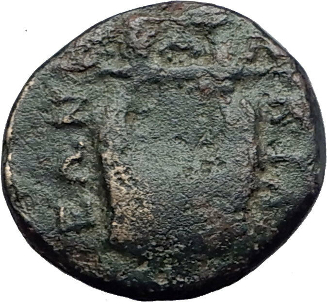 OLYNTHOS MACEDONIA 420BC Chalkidian League Ancient Greek Coin APOLLO LYRE i62936