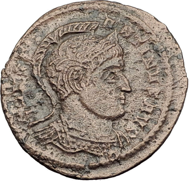 CONSTANTINE I the Great 319AD Authentic Ancient Roman Coin Vexillum i63581