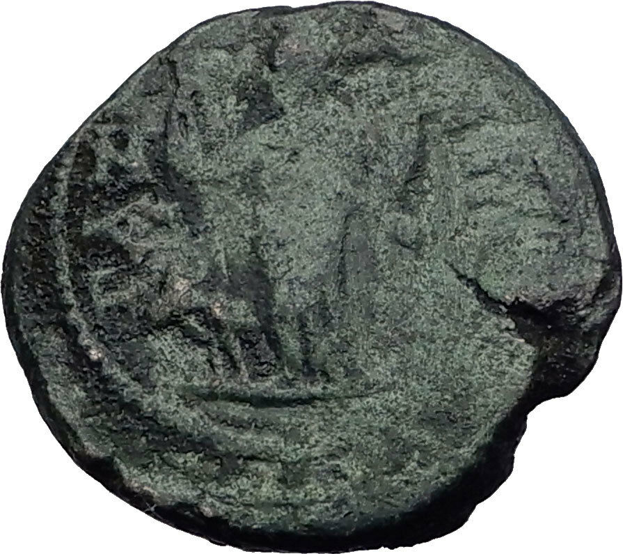 ELAGABALUS 219AD Gaza Judaea VERY RARE Authentic Ancient Roman Coin i64120