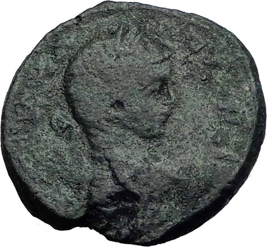 ELAGABALUS 219AD Gaza Judaea VERY RARE Authentic Ancient Roman Coin i64120