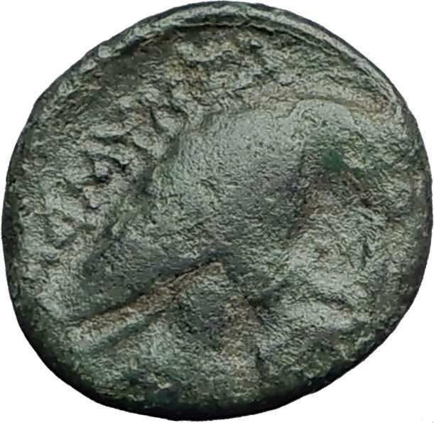 AMYNTAS III of Macedonia 393BC Hercules Eagle Serpent Ancient Greek Coin i62865