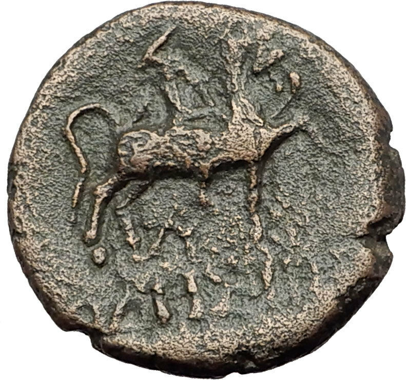 ODESSOS in THRACE 270BC Ancient Greek Coin GREAT GOD Derzelas on HORSE i64542