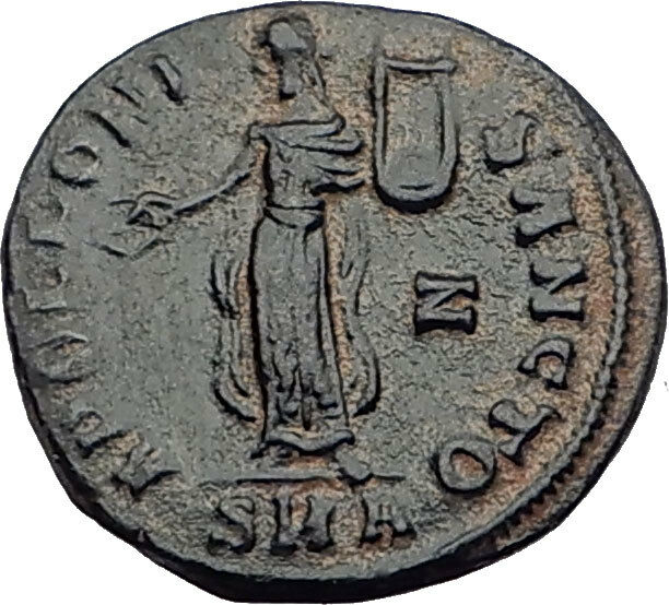 310AD Anonymous Ancient PAGAN Roman Coin GREAT PERSECUTION of CHRISTIANS i64522