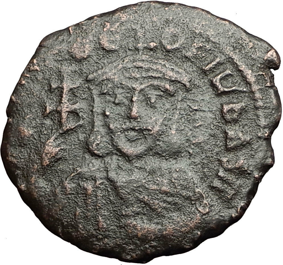 THEOPHILUS 835AD Constantinople Follis Ancient Medieval Byzantine Coin i58952