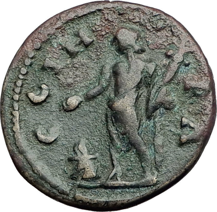 MACRINUS 217AD Parium Parion MYSIA Authentic Ancient Roman Coin GENIUS i64724