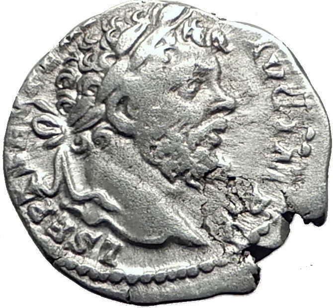 SEPTIMIUS SEVERUS 193AD Authentic Ancient Silver Roman Coin Hercules i65081