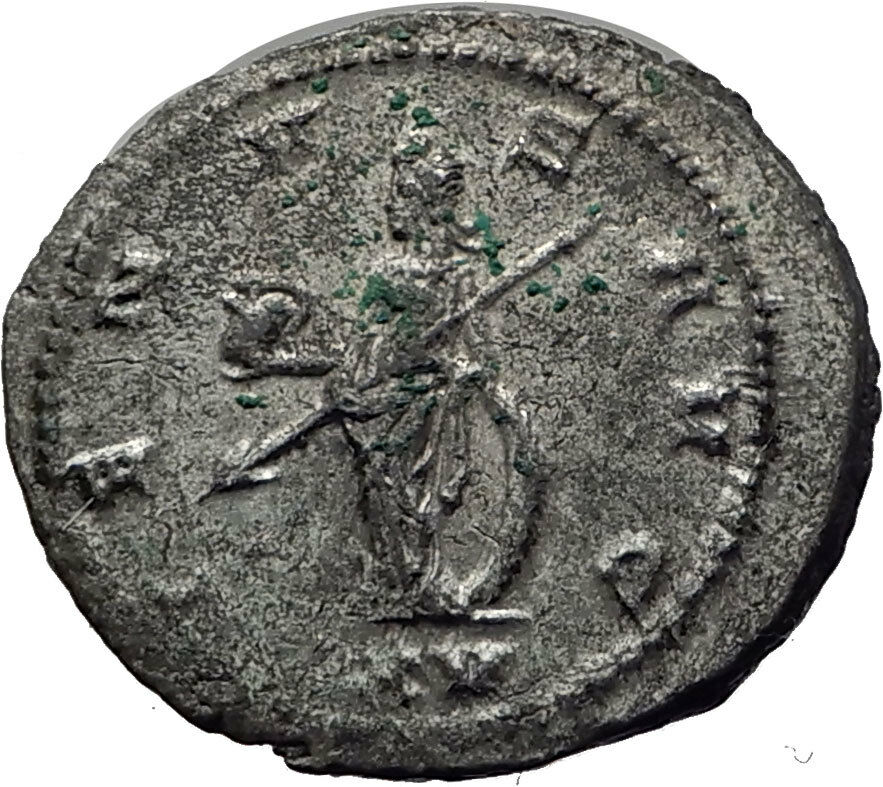 Salonina Valerian I daughter in law 267AD Ancient Roman Coin Venus Rare i65335