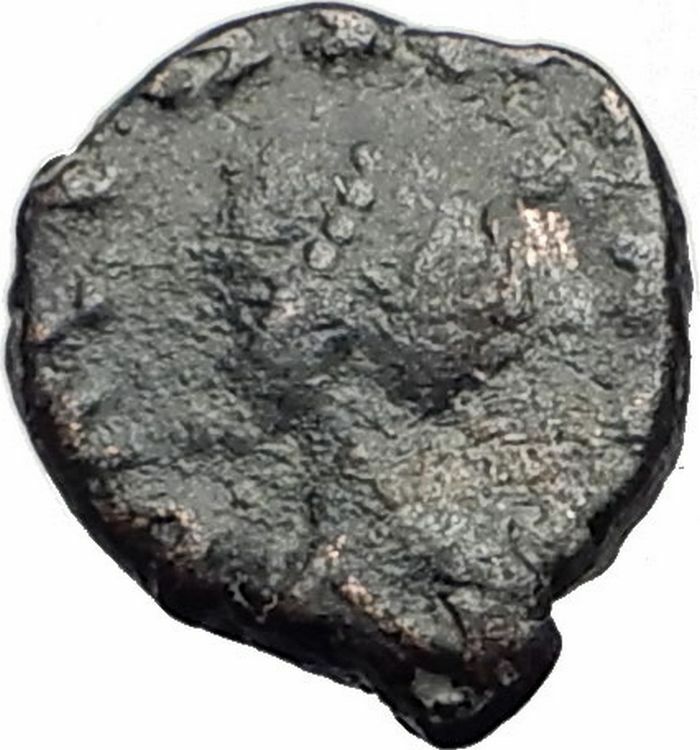 LEO I the Thracian 457AD Constantinople AE4 Ancient Roman Coin MONOGRAM i65043