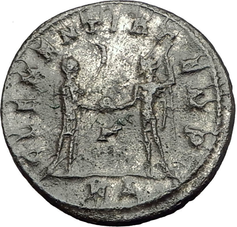 PROBUS receiving globe from Jupiter 276AD Authentic Ancient Roman Coin i65133