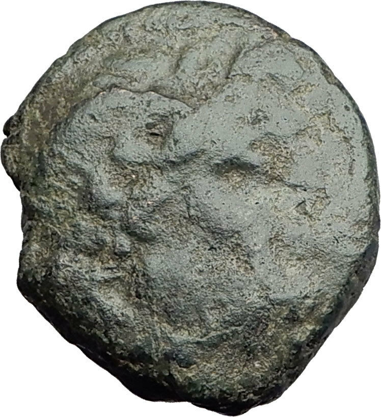 AMPHIPOLIS in MACEDONIA 95BC RARE R1 Ancient Greek Coin JUPITER GALLEY i63839