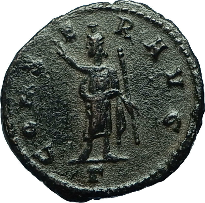 CLAUDIUS II Gothicus Ancient 268AD Antioch Roman Coin SERAPIS Osiris Apis i66567