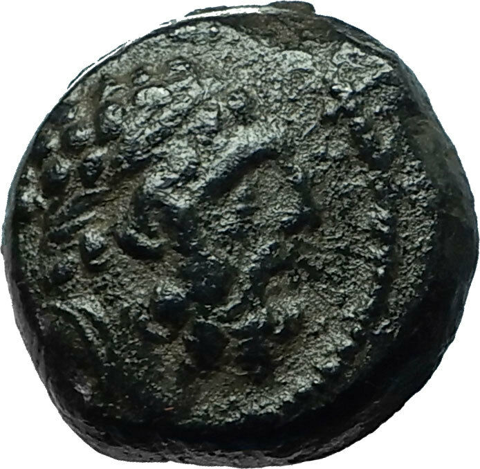 ANTIOCHOS IX Kyzikenos Ancient 110BC Seleukid Greek Coin HERCULES ATHENA i66594