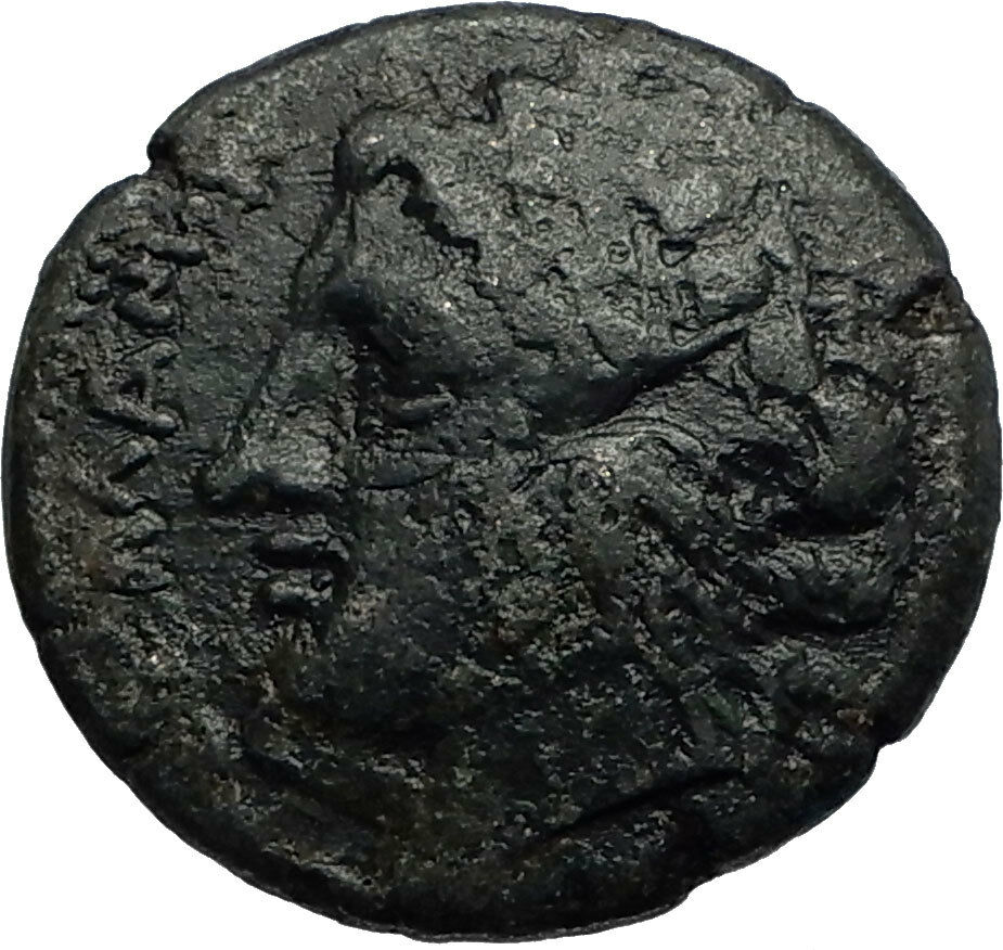 SYRACUSE in SICILY Authentic Ancient 287BC Greek Coin w ZEUS & EAGLE i67239