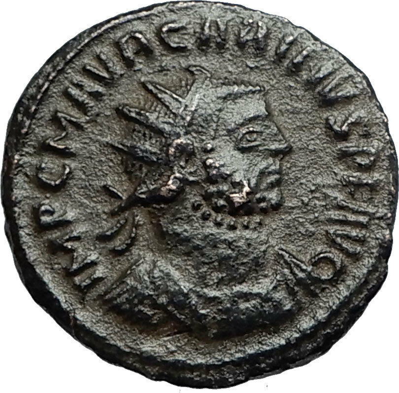 CARINUS w Carus on Authentic Ancient 283AD Genuine Roman Coin of Antioch i67234