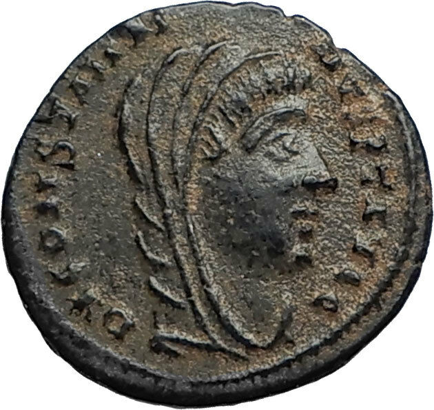 Divus Saint CONSTANTINE I the GREAT 347AD Authentic Ancient Roman Coin i67002