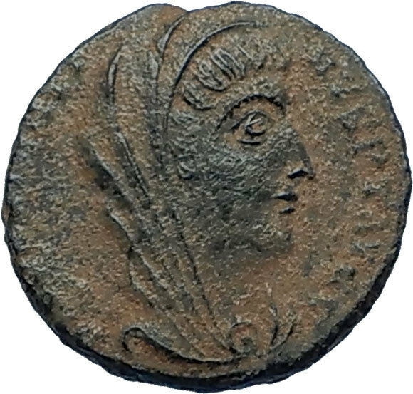 CONSTANTINE I the Great CHARIOT to GOD HAND in HEAVEN Ancient Roman Coin i68036