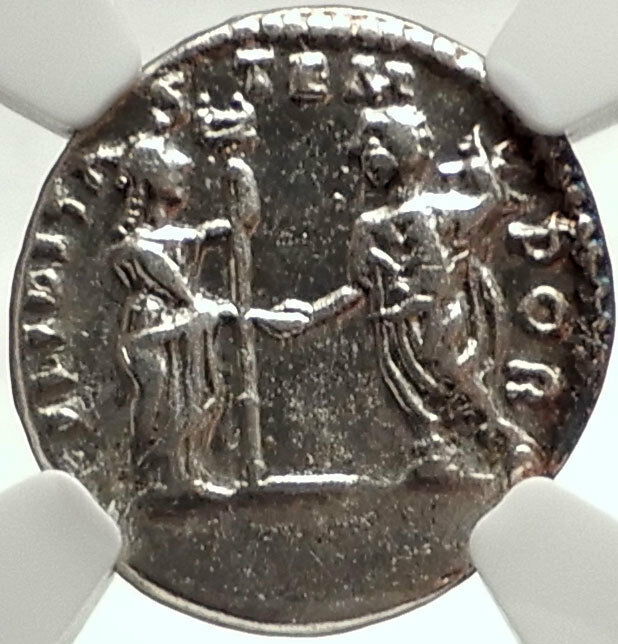 GETA w Felicitas Authentic Ancient Silver 198AD Laodicea Roman Coin NGC i68456