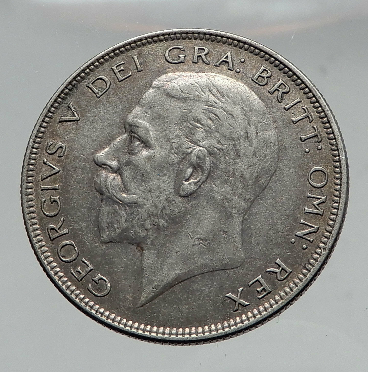 1936 Great Britain United Kingdom UK King GEORGE V Silver Half Crown Coin i63541