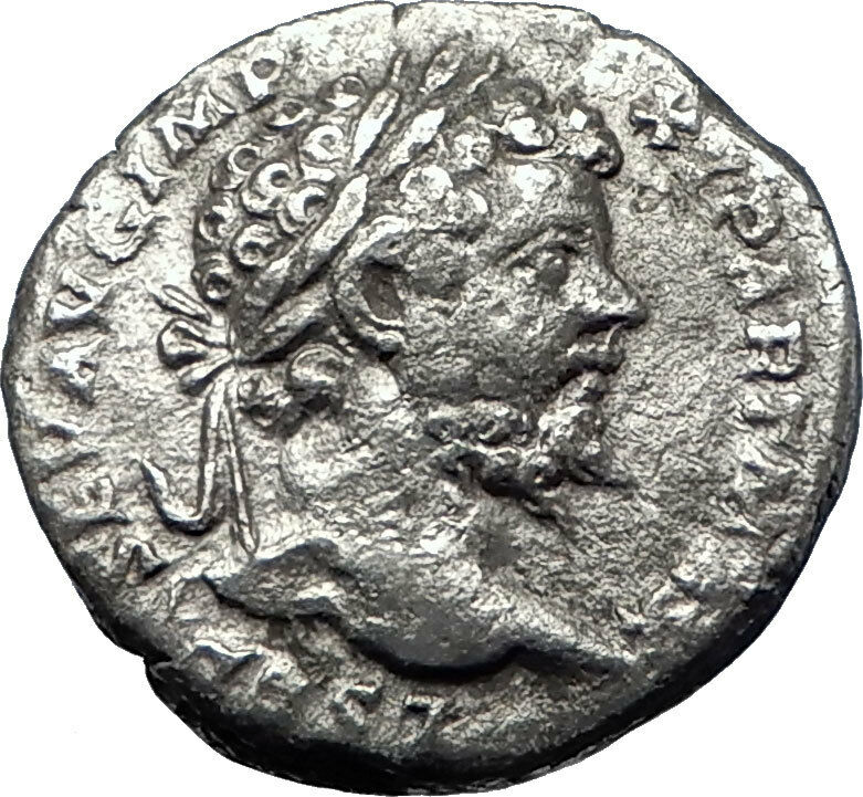 SEPTIMIUS SEVERUS riding horse 193AD Authentic Ancient Silver Roman Coin i70204