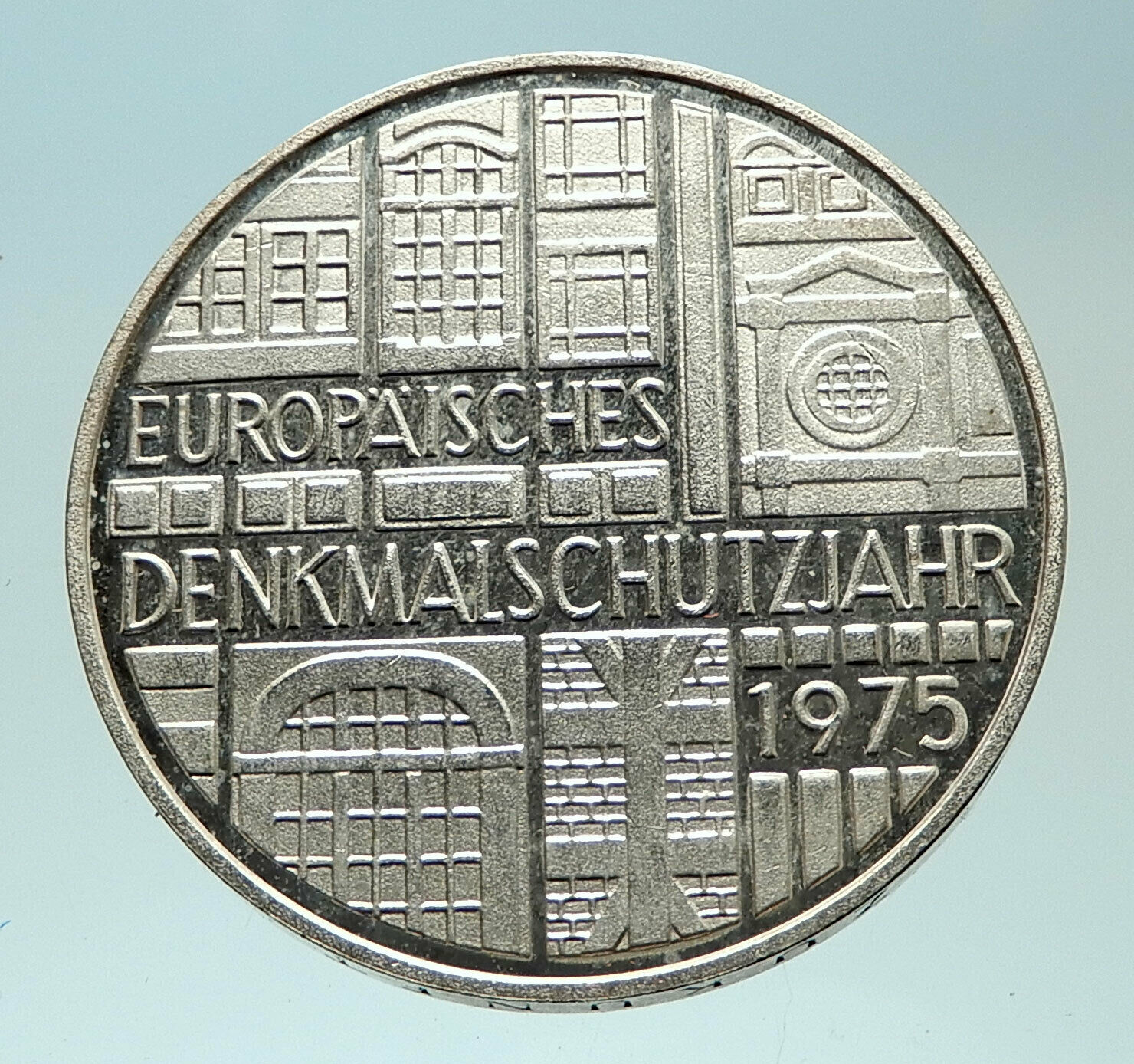 1975 Germany European Historic Monuments Proof Silver 5 Mark German Coin i76881